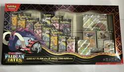 Pokemon: Paldean Fates Great Tusk Iron Threads Ex Premium Collection - Image 1