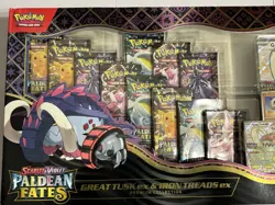 Pokemon: Paldean Fates Great Tusk Iron Threads Ex Premium Collection - Image 3