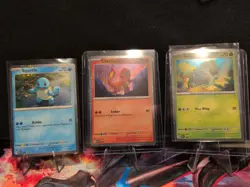 SWIRLS - Pokemon TCG 151 Poster collection Promo Charmander, Bulbasaur, Squirtle - Image 2