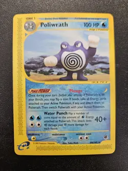 Pokemon Expedition Poliwrath Non-Holo Rare 60/165 NEAR MINT - Image 1