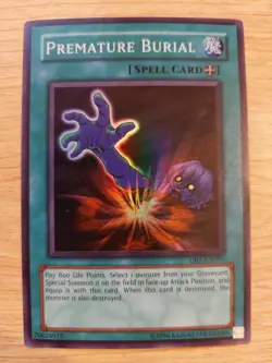 Premature Burial - DB1-EN091 - Near Mint NM - Super Rare - Unlimited - Image 1