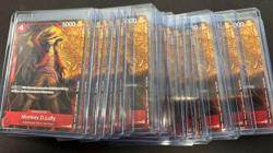 Lot (25) Monkey.D.Luffy P-007 PROMO Tournament Pack Vol 1 One Piece English $300 - Image 1