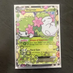 Pokemon TCG Shaymin EX XY148 Black Star Promo 2016 Holo Card - Image 1