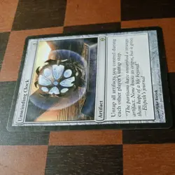 Mtg Unwinding Clock VLP 164/175 New Phyrexia Artifact Magic Card Rare - Image 3