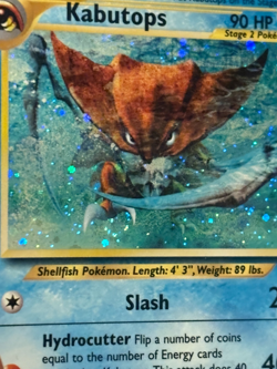 Kabutops 6/75 Neo Discovery Holo Swirl Pokemon Card - Image 2