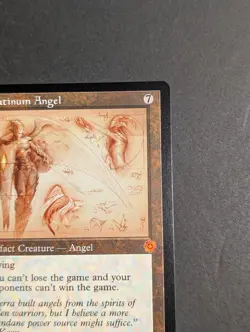 MTG Card - 1x Platinum Angel - The Brother's War - NM - Retro Frame - Magic #104 - Image 4