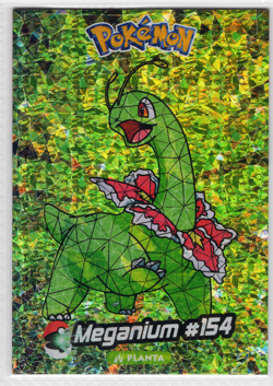 CRYSTAL CARD COLLECTION * MEGANIUM #154 - CRACKED ICE * POKEMON* - Image 1