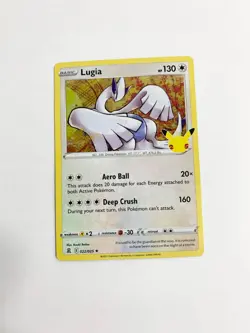 Lugia (Holo) Celebrations (Lightly Played) Pokemon Card # 022/025 A - Image 1
