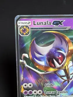 POKEMON LUNALA GX SM103 BLACK STAR PROMO HOLO CARD - EX /MINT - Image 3