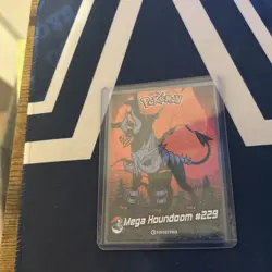 Mega Houndoom #229 Cracked Ice Holo - Crystal Collection 2025 - Pokemon Card - Image 1