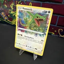 Rayquaza 138/185 Holo Vivid Voltage Pokemon Card - Image 3