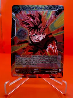 Dragon Ball Super CCG Source Of Power Son Goku P-053 PR Promo Foil Bandai Card - Image 1