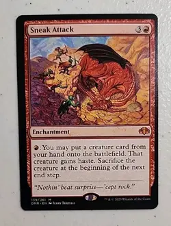 Sneak Attack Dominaria Remastered Regular MTG - Image 1