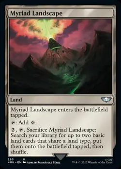 x4 Myriad Landscape U MTG Commander: Universes Beyond: Warhammer 40,000 M/NM, En - Image 1