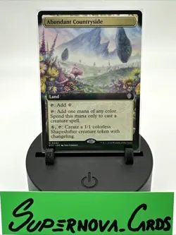 Abundant Countryside (Extended Art) - [Commander: Lorwyn Eclipsed] MTG ECC 0042 - Image 1