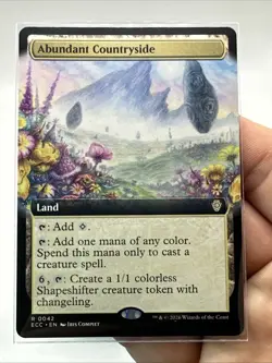 Abundant Countryside (Extended Art) - [Commander: Lorwyn Eclipsed] MTG ECC 0042 - Image 2