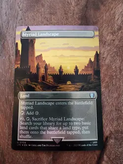 Myriad Landscape (Borderless) Lord of the Rings: Tales of Middle-Earth Foil - Image 1