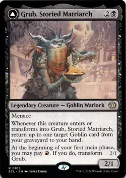 Grub, Storied Matriarch Lorwyn Eclipsed Magic MTG NM - Image 1