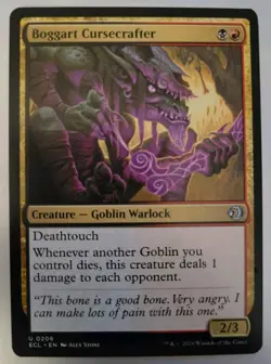 MTG - Lorwyn Eclipsed: Boggart Cursecrafter (0206) - Uncommon - Near Mint - Image 1