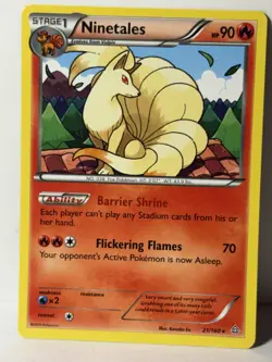 Ninetales 21/160 XY Primal Clash NM Pokemon Fast Shipping - Image 1
