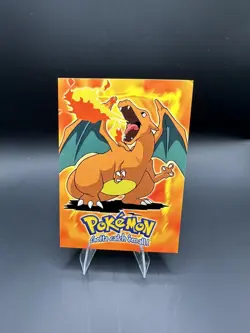 1999 Topps Pokemon The Movie Edition Charizard Non Holo #E6 Blue Logo Corner - Image 1