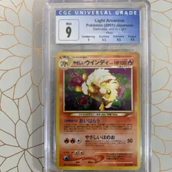 2001 Pokemon Japanese Light Arcanine Holo Rare - Neo Destiny No. 059 CGC 9! - Image 1
