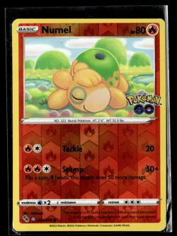 Pokemon TCG Pokemon GO #013/078 Numel (Peelable Ditto) - Image 1