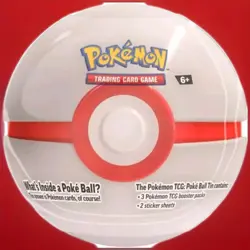🔥Pokemon Premier Poke Ball Tin Sealed, 3 TCG Booster Packs🔥 - Image 1