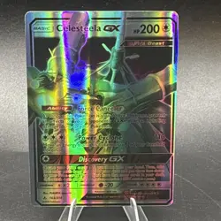 Pokemon SM - Unbroken Bonds #163/214 Ultra Rare Celesteela GX Holo - Image 1