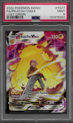 2022 Pokemon Pikachu VMAX TG17/TG30 Lost Origin - Image 1
