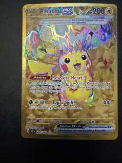 Pokemon SVI Surging Sparks Pikachu ex 247/191 Hyper Rare (MINT CONDITION) - Image 1
