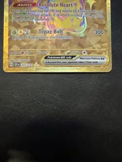 Pokemon SVI Surging Sparks Pikachu ex 247/191 Hyper Rare (MINT CONDITION) - Image 3