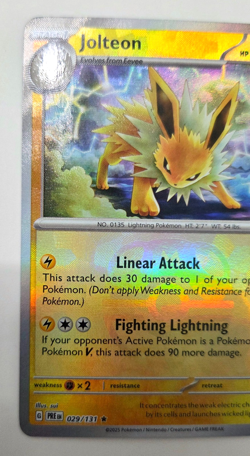 Jolteon 029/131 Master Ball Pattern NM SV: Prismatic Evolutions Pokemon TCG - Image 2