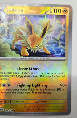 Jolteon 029/131 Master Ball Pattern NM SV: Prismatic Evolutions Pokemon TCG - Image 3