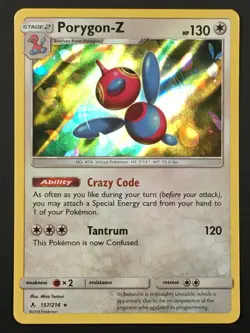 Pokemon TCG Porygon-Z 157/214 Holo Rare SM Unbroken Bonds NM - Image 1