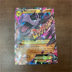 Pokemon M Aerodactyl EX XY98 Jumbo Promo Holo 210 HP Oversized English - Image 1