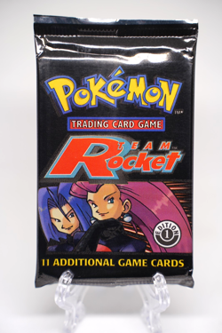 Pokemon 1st Edition Team Rocket Booster Pack Factory Sealed 1999-2000 WOTC - Image 1