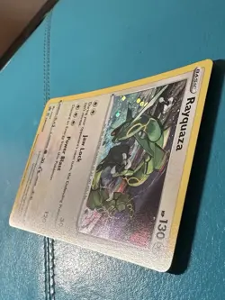 2020 Pokemon Rayquaza Sworld & Shield Black Star Promo Cosmos Holo SWSH029 LP - Image 3