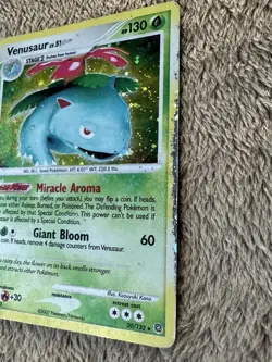 2007 Pokemon TCG DP Secret Wonders Venusaur Cosmos Holo Rare 20/132 MP/HP - Image 3