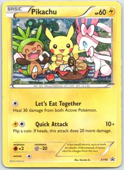 Pikachu XY95 - XY Promo Pokemon 2016 - HP Holo - Image 1