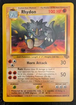 Rhydon - 45/64 Jungle - NM - Pokemon TCG - Image 3