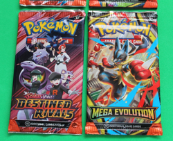 POKEMON 4 BOOSTER PACKS PHANTASMAL FLAMES, MEGA EVOLUTION, & DESTINED RIVALS (2) - Image 2