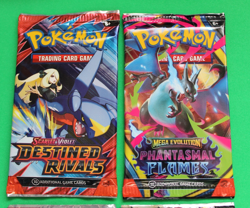 POKEMON 4 BOOSTER PACKS PHANTASMAL FLAMES, MEGA EVOLUTION, & DESTINED RIVALS (2) - Image 3