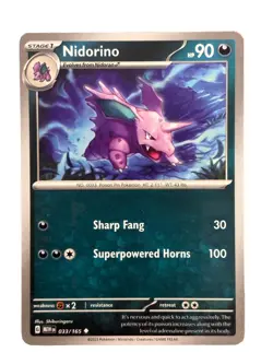 New: 2023 Pokemon TCG Nidorino 033 Sv: Scarlet & Violet 151 Regular Uncommon - Image 1