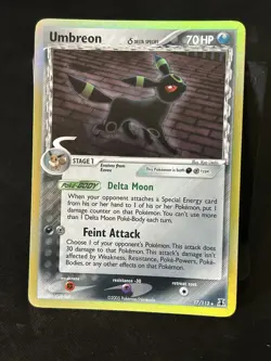 Pokemon Umbreon EX Delta Species 17/113 Holo Rare Reverse Holo 2005 - Image 1