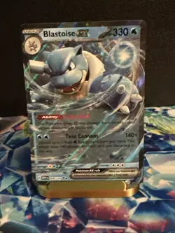 Blastoise ex 009/165 Sv: Scarlet & Violet 151 Holo Near Mint NM Pokemon TCG - Image 1