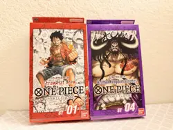 2x Starter Decks One Piece TCG Set ST01, ST04 Mint Brand New Sealed Box - Image 1
