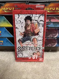One Piece TCG ST01 Starter Deck English Sealed Brand New 811039038366 - Image 1