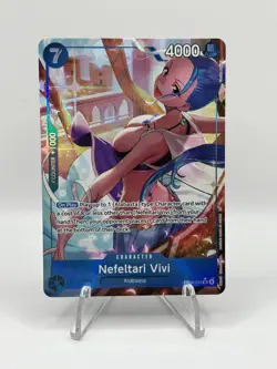 One Piece CCG Nefeltari Vivi EB04-025 Alt Art SR English - PACK FRESH NM - Image 1
