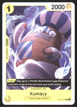One piece OP14 Kumacy #102 Common Near Mint or Better - Image 1